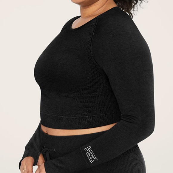 COPY - Pink seamless active top - Picture 3 of 3